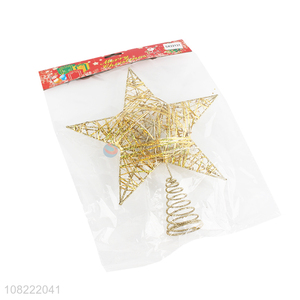 Fashion Hollow Out Star For Christmas Tree Decoration