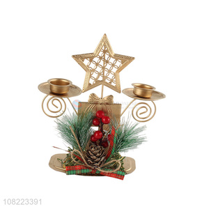 Fashion Style Christmas Decoration Candle Holder For Sale