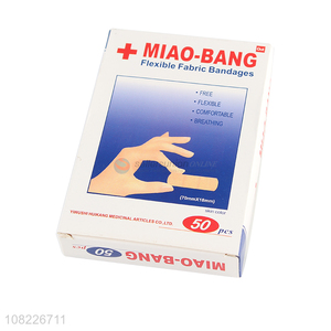 New design breathable flexible fabric bandages for sale
