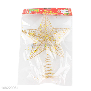 Good price Christmas star tree topper holiday party decorations