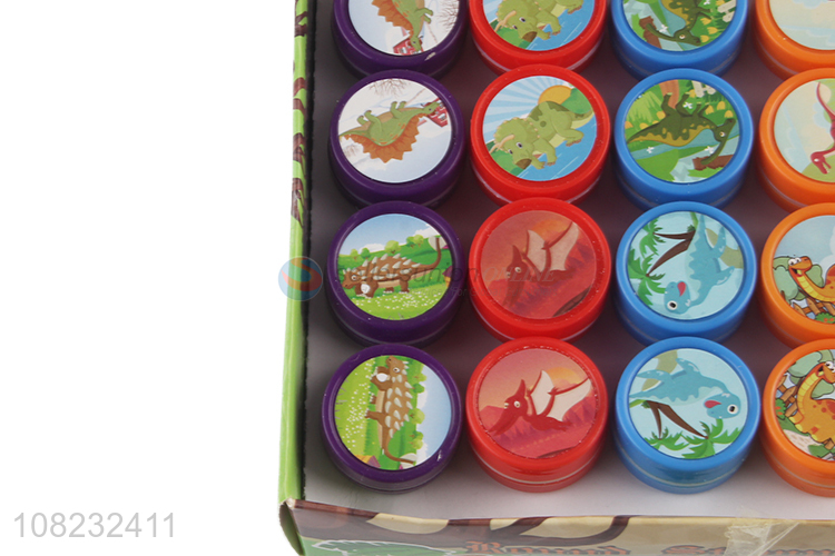 China products dinosaur self-inking stamps kids toy stamper