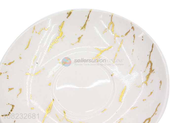 Best selling marbling ceramic coffee cup set for hotel and restaurant