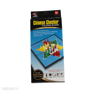 Factory supply folding board chinese checker games for sale