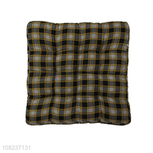 Factory supply winter thick chair cushion plaid car seat cushion