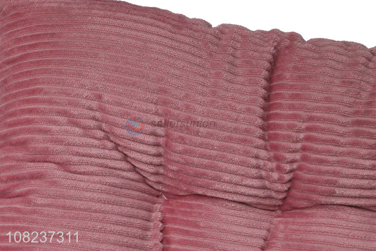 Online wholesale soft cosy home office corduroy chair seat cushion