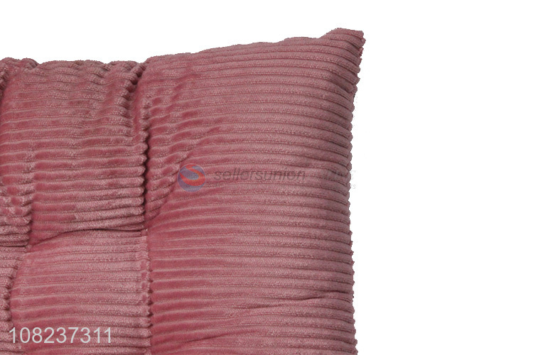 Online wholesale soft cosy home office corduroy chair seat cushion