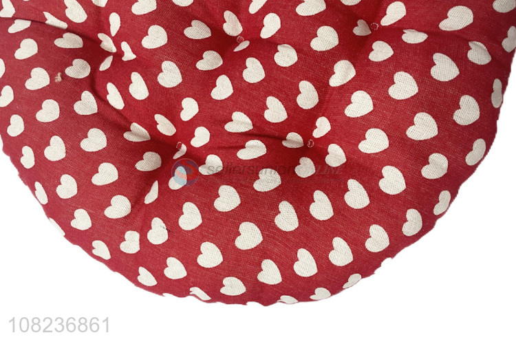 Best selling heart printed home office chair cushions stool pads