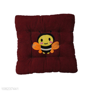 Wholesale bee design chair seat cushion  home sofa floor cushion