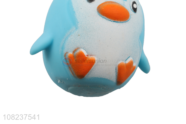 Most popular penguin shape soft squeeze tpr animal toys