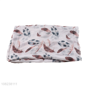 Yiwu wholesale creative printed silk scarf ladies scarf