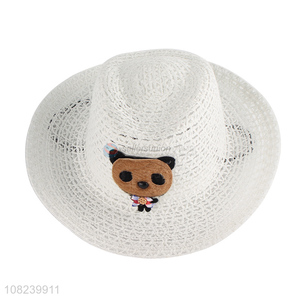 Online wholesale cartoon summer hat woven straw hat