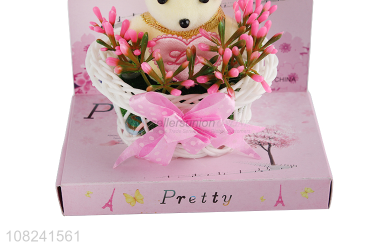 Wholesale cheap price delicate gifts set mini bear for Valentine's Day
