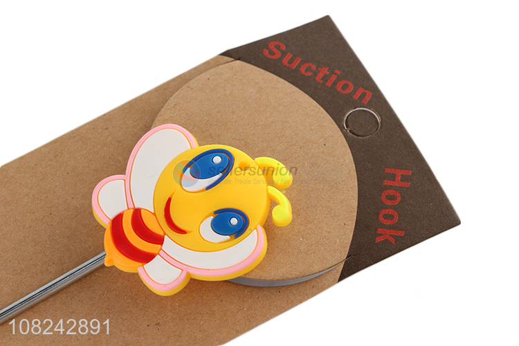 Recent design cartoon heavy duty vacuum hook with suction cup