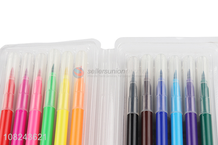 Hot Selling 12 Pieces Water Color Pen Set For Children