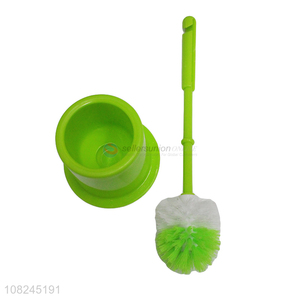 Low price long handle plastic toilet brush cleaning brush