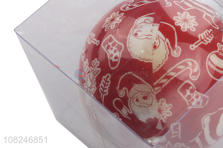 Best selling cute design christmas decoration hanging christmas ball
