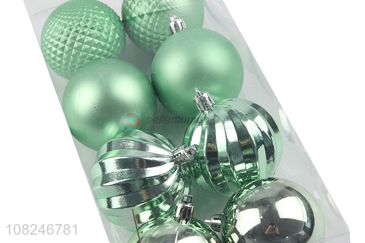 New arrival 8pieces plastic christmas ball for home decoration