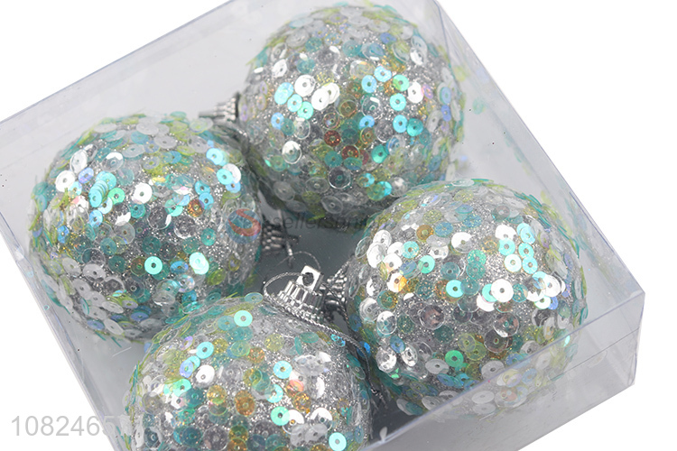 Online wholesale 4pieces party event christmas decoration ball