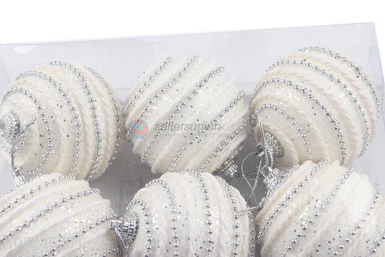 Hot selling 6pieces party christmas ball for xmas tree decoration