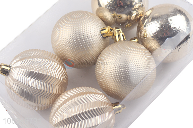 China wholesale 6pieces hanging christmas ball for festival