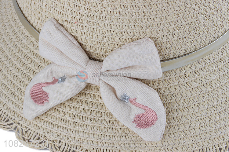 High quality creative woven straw hat sunhat for girls