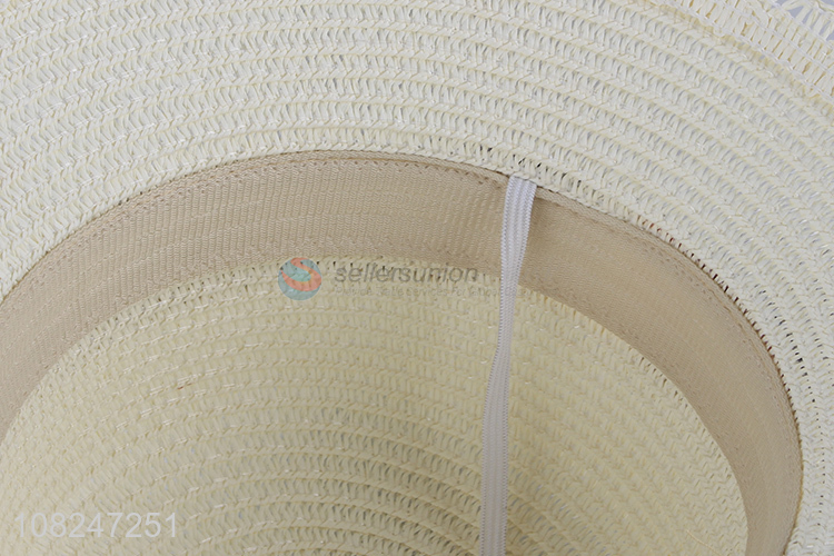 Popular products white silk scarf sunhat fashion hat