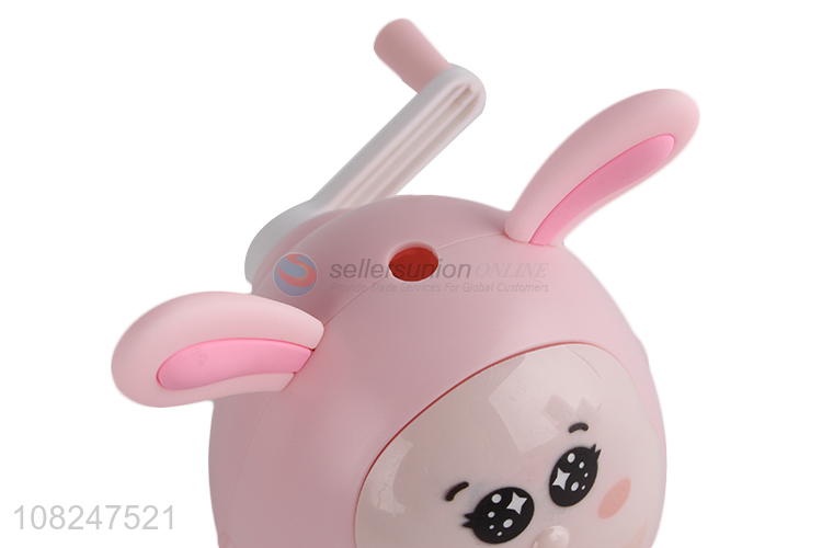 Factory price bunny shape manual pencil sharpener for colored pencils