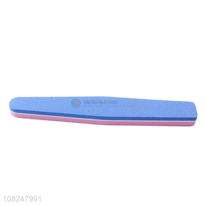 Hot selling washable double sided sponge nail file block for nail care
