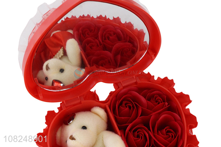 Top quality Valentine's Day girls gifts set with flower