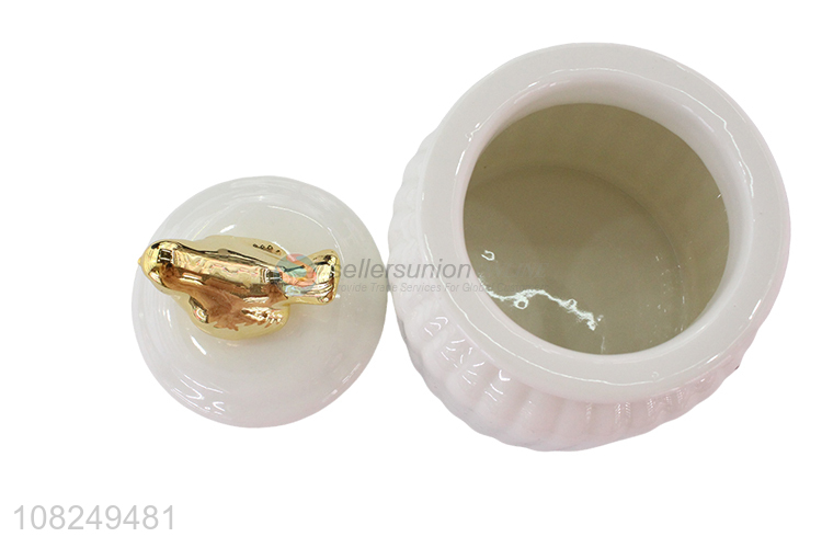 Yiwu wholesale ceramic candy jar jewelry storage box