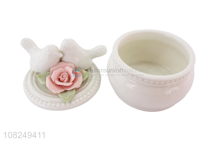 Good quality ceramic jewelry box ceramic jar wholesale
