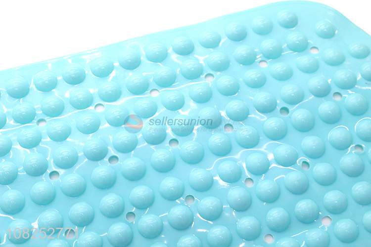 Best selling strong suction pvc bubble bath mat with drain holes