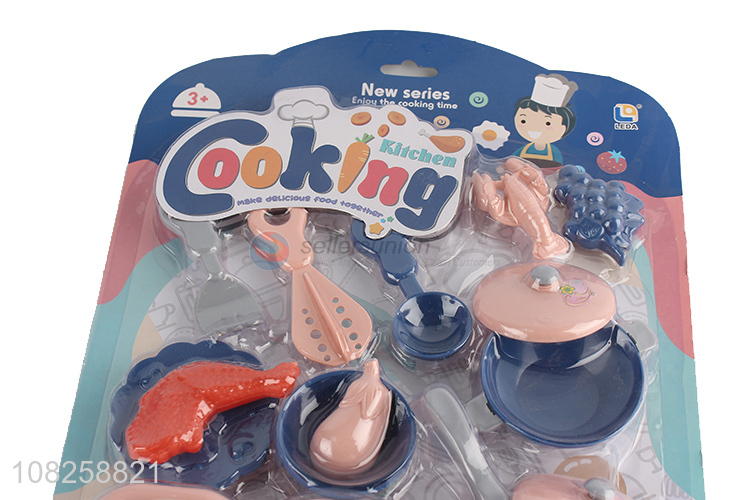 Best selling plastic children cooking toys pretend play set toys