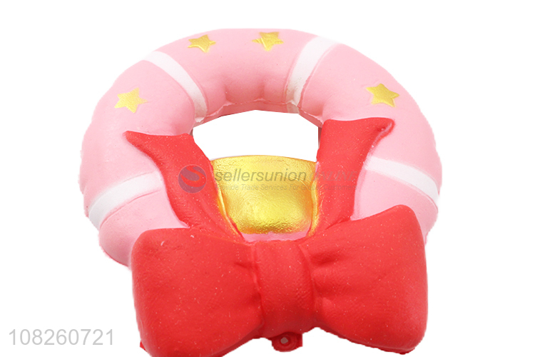 Good quality cartoon Christmas bell vent toy slow rebound toy