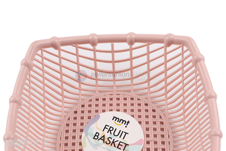 New Arrival Drain Storage Basket Plastic Fruit Basket