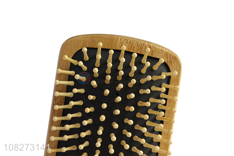 Hot selling bamboo massage hair comb for hair salon tools