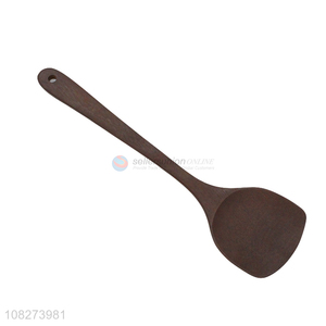 High quality eco-friendly healthy wooden cooking spatula with long handle