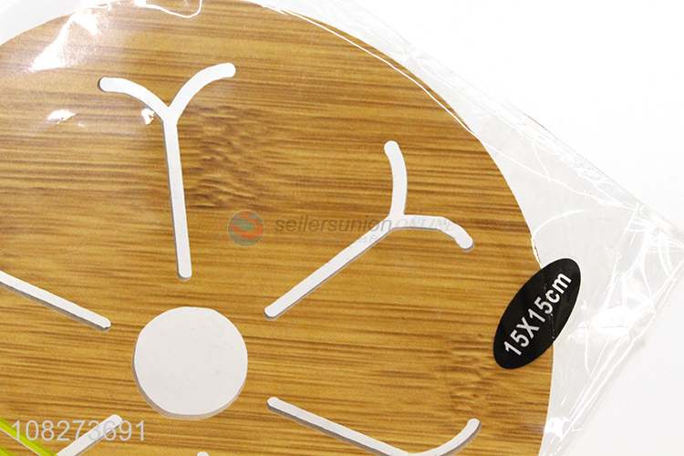 Online wholesale non-slip wooden heat insulated pads wooden hot pot holder