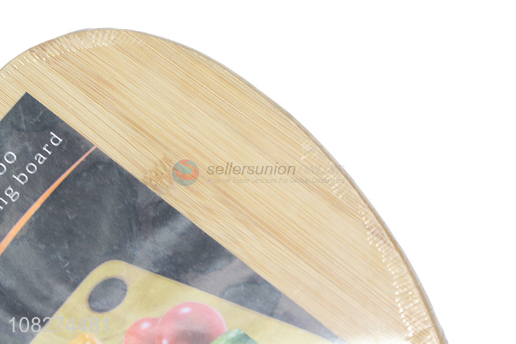 New product apple shape natural bamboo chopping board kitchen accessories