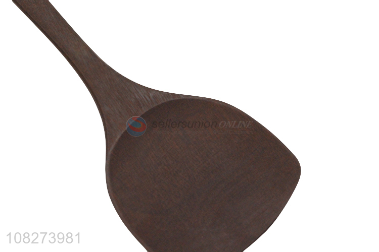 High quality eco-friendly healthy wooden cooking spatula with long handle