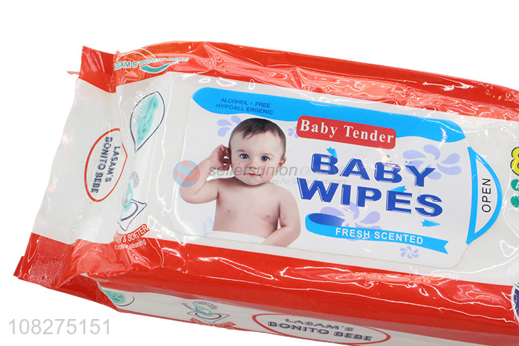 Best Quality Alcohol-Free Fresh Scented Wet Wipes Baby Wipes