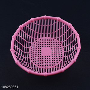 Fashion Fruit Basket Kitchen Vegetable Basket Plastic Drain Basket