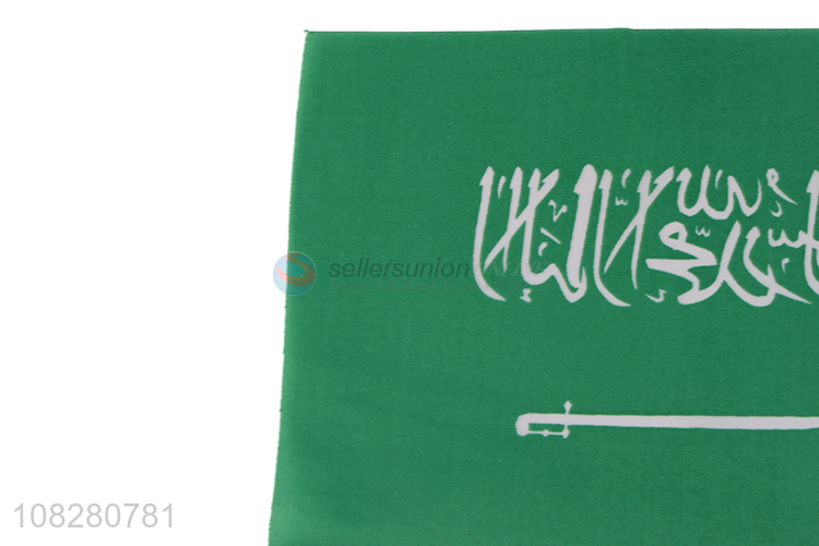 Good wholesale price sport event flag saudi arabia country flag