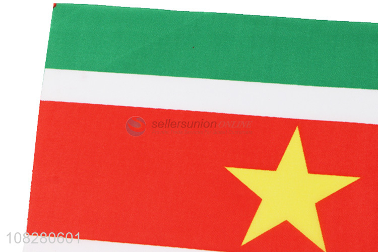 Factory Wholesale Polyester Flag Suriname Flag for Competition