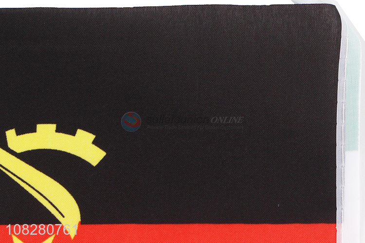Chinese supplier decorated holding flag Angola country national flag