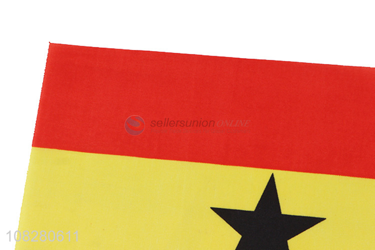 Yiwu market Ghana flag race event banner polyester flag