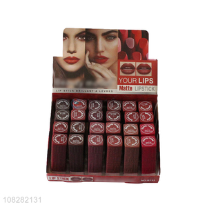 Good quality moisturising matte long lasting lipstick wholesale