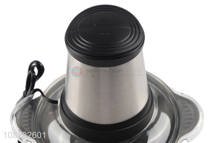 High quality stainless steel electric meat grinder food processor 3L