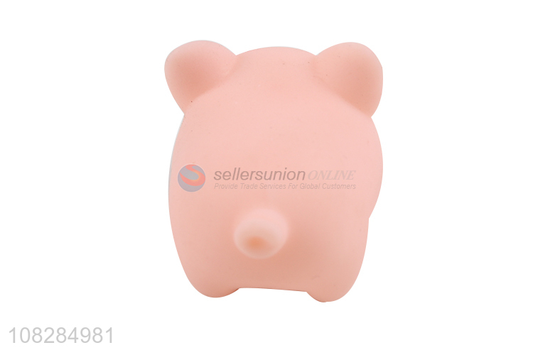 Yiwu supplier cute pig vent toy kids bath toy squeeze toy