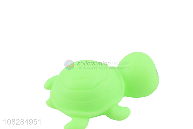 Good wholesale price creative fluorescent green turtle vent toy